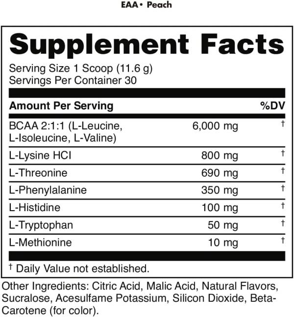  Bucked Up Essential Amino Acids - EAA