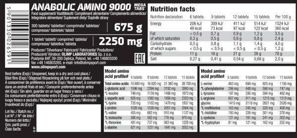 ANABOLIC AMINO 9000
