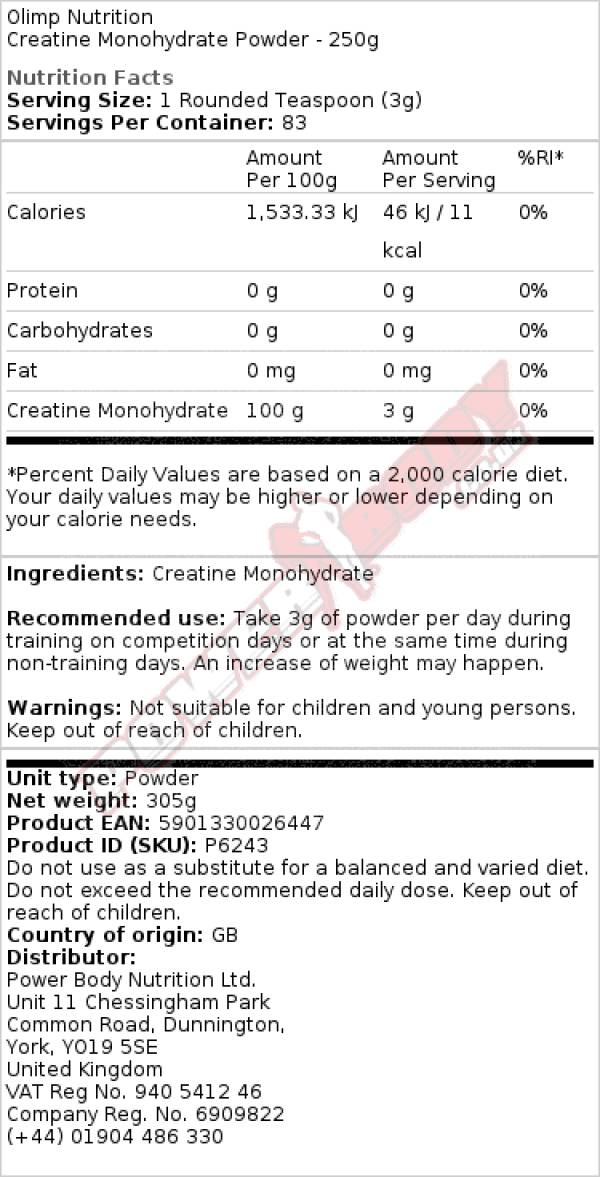 Creatine Monohydrate
