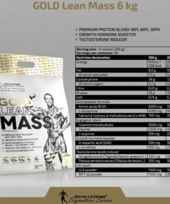 gold lean mass nutrition fact