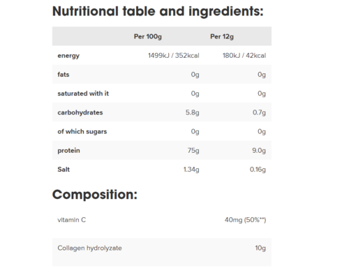 ironMaxx Collagen Powder Zero