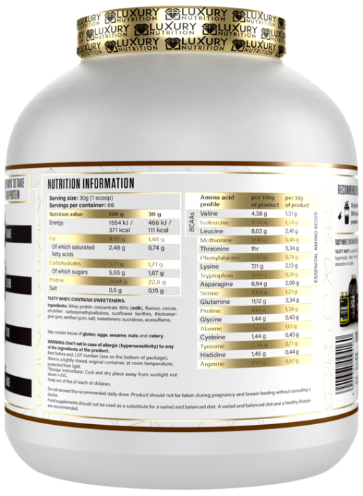 Luxury Nutrition Tasty Whey