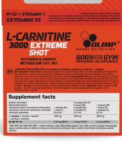 OLIMP L-CARNITINE 3000 EXTREME SHOT 20 AMP.