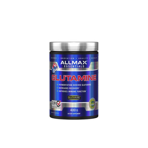 ALLMAX Nutrition L - Glutamine Powder, Muscle Recovery Formula, Gluten Free, Vegan, 400 Grams