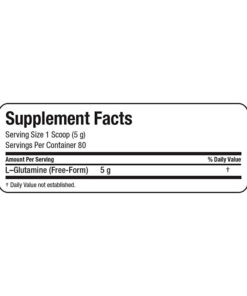 ALLMAX Nutrition L - Glutamine Powder, Muscle Recovery Formula, Gluten Free, Vegan, 400 Grams